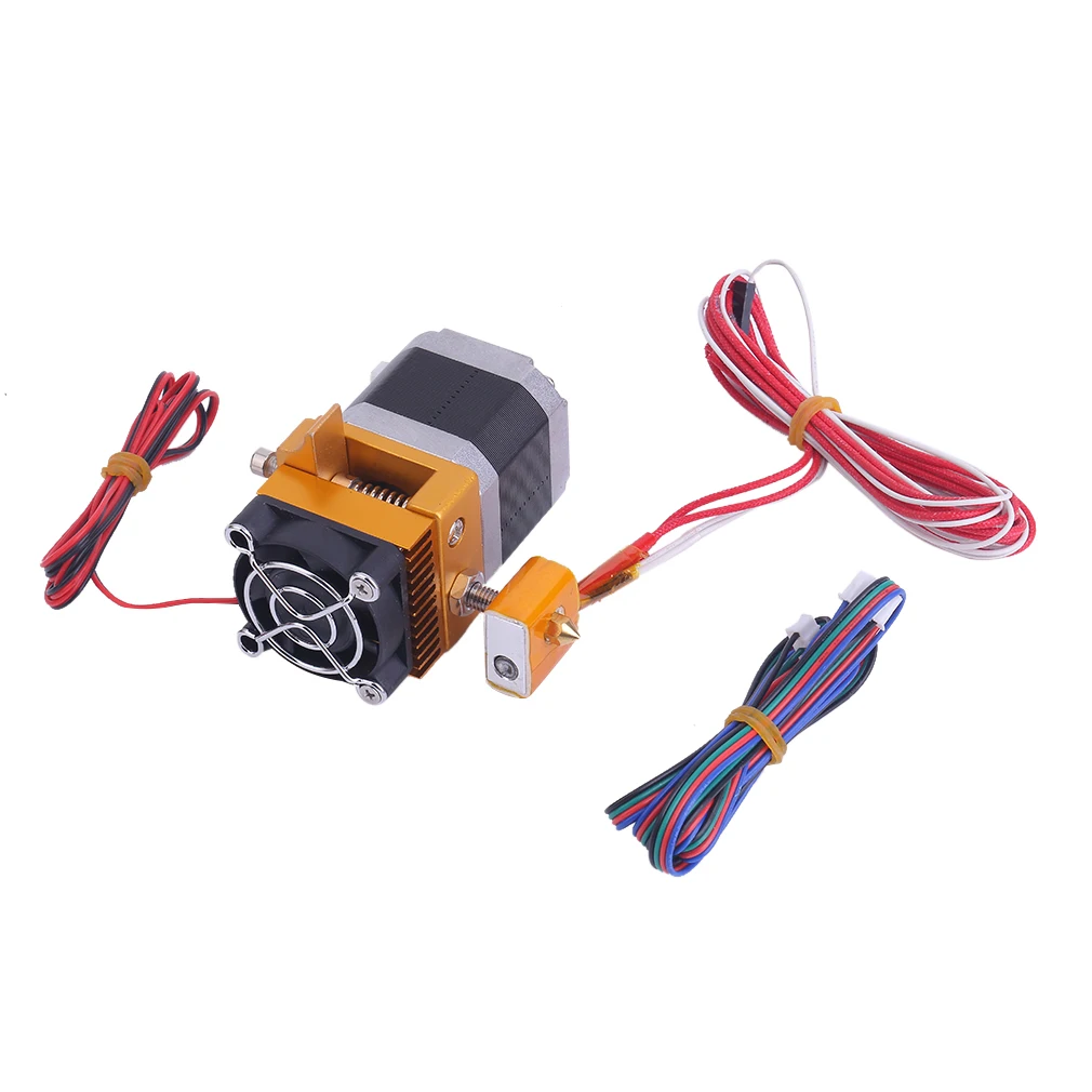 

Professional 3D Printer Latest MK8 Extruder Printhead Full Metal Extrusion Head Single Exturder Energy Saving