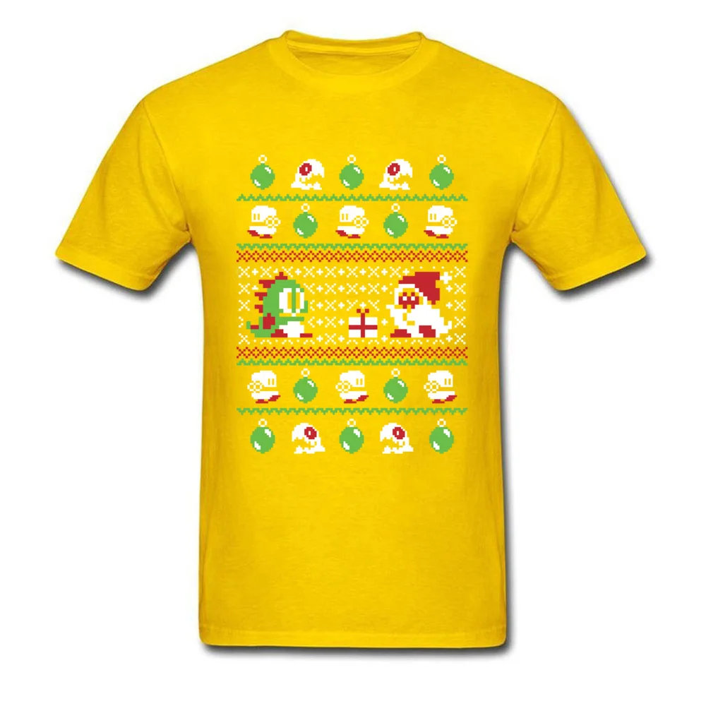 Casual bubble bauble 6851 Tops & Tees for Men Hip Hop Fall Crew Neck 100% Cotton Short Sleeve T-shirts Normal Tee Shirt bubble bauble 6851 yellow