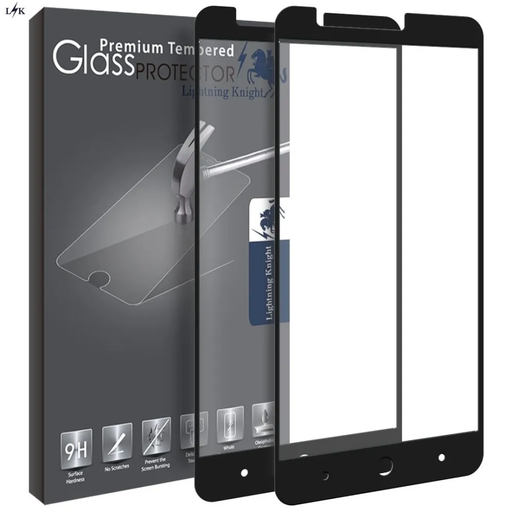 Для ZTE Zmax Pro Протектор Экрана LK [2 УПАК.] [Полное Покрытие] Закаленное для Screen Protector |