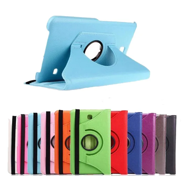 

360 Degree Rotating Stand Case For Samsung Galaxy Tab 4 7.0 Cover For Samsung Tab SM-T230 SM-T231 SM-T235 7 inch Tablet