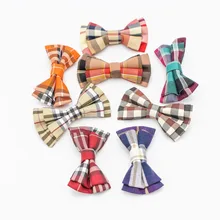 TagerWilen/Детский галстук-бабочка для мальчиков, галстук-бабочка, повседневный цветной клетчатый хлопковый галстук-бабочка для свадьбы, вечерние T-227