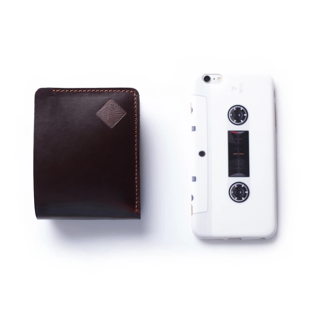 Мужской винтажный кошелек книжка из натуральной кожи с откидной крышкой|wallet purse