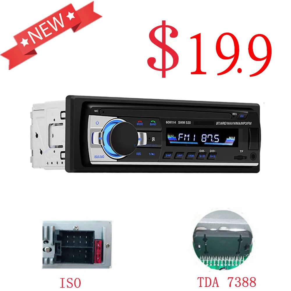 

Car radio Bluetooth V2.0 Autoradio coche estereo Radio FM Aux receptor USB JSD-520 12V 1 DIN car MP3 Players Multimedia radio