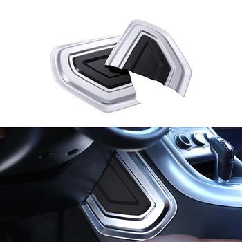 

2pcs Chrome ABS car accessories interior Center Control Side Pad Cover Panel Trim For Land Rover Range Rover Sport 2014-2017