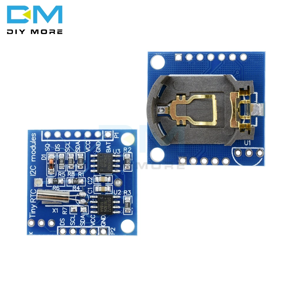 DS1307 AT24C32 I2C RTC Real Time Clock Module for AVR ARM PIC with Battery DS1307 AT24C32 I2C RTC Real Time Clock Module for AVR ARM PIC with Battery