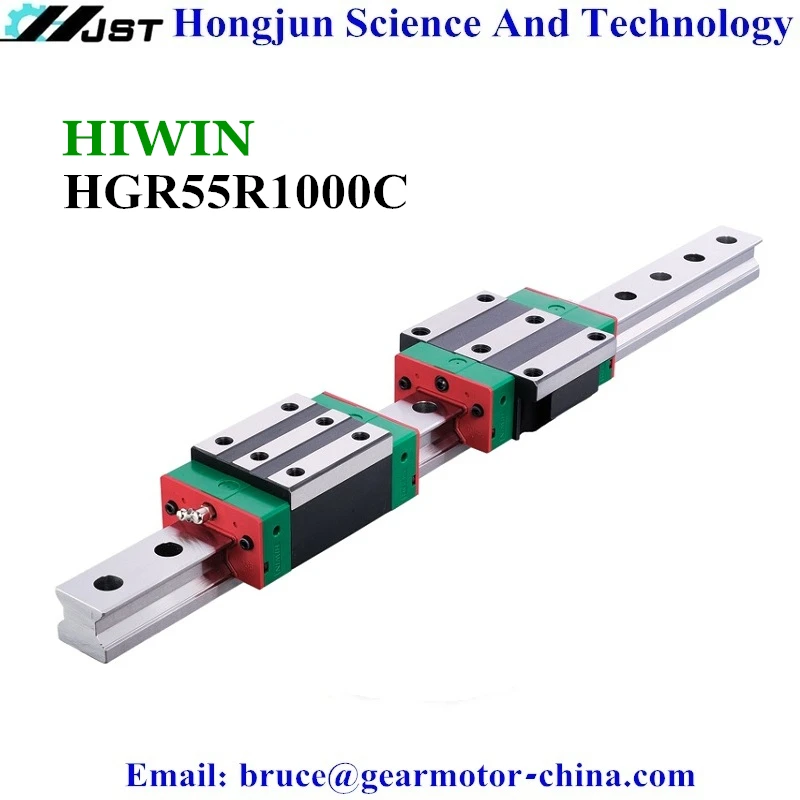 Новый оригинальный HIWIN HGR55R1000C линейный рельс 53 мм ширина HGR55 1 метр 1000 длина