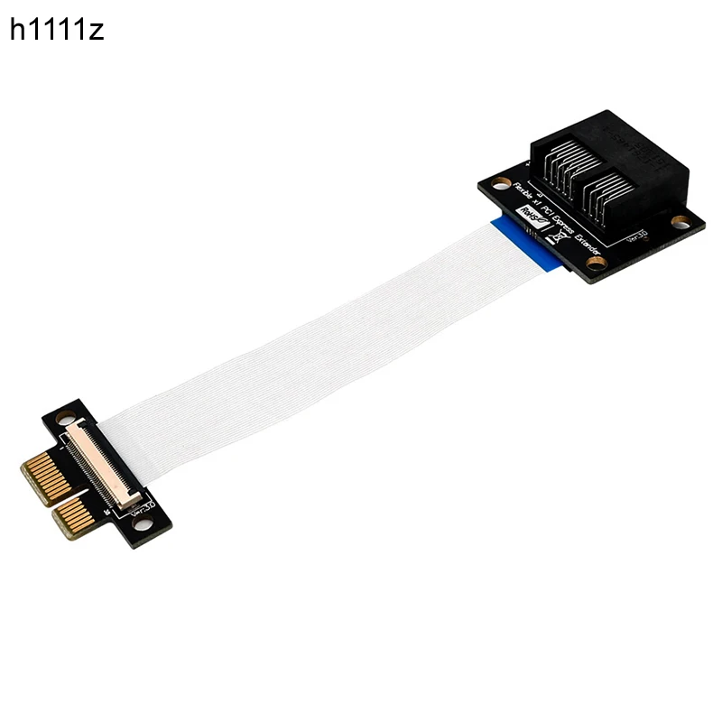 PCI Express E 1X в плоский кабель удлинитель позолоченный Соединительный адаптер PCIE для