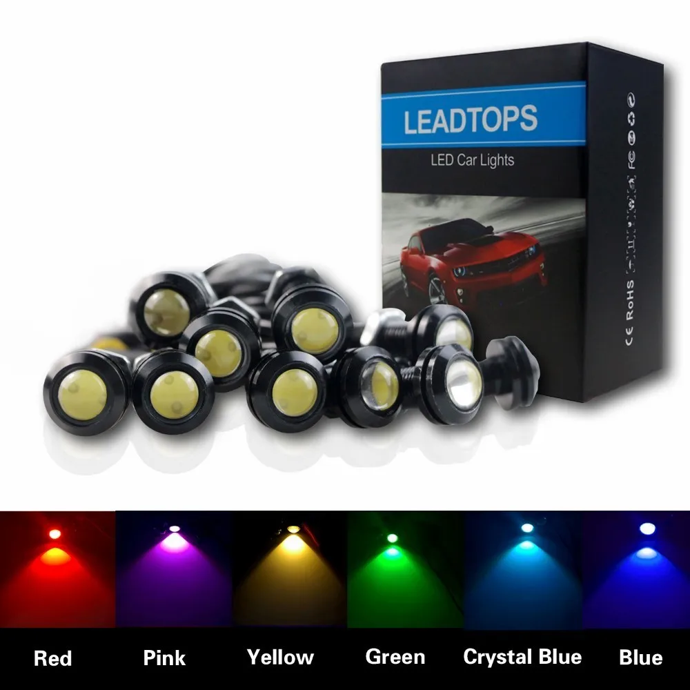 LEADTOPS 10ps 18 мм DRL светодиодный светильник с глазами орла источник s