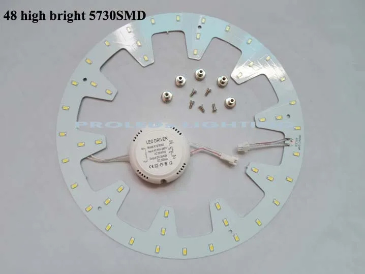 Высокое качество супер яркий 5730smd 2400lm 24 Вт Магнитный круговой СВЕТОДИОДНЫЙ потолочный светильник диск светодиодный techo равный 60 Вт флуоресцентная 2D трубка