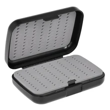 Двухслойная четырехсторонняя коробка для мухи легко захватывает пену портативный карманный рыболовные крючки мухи Коробка Чехол