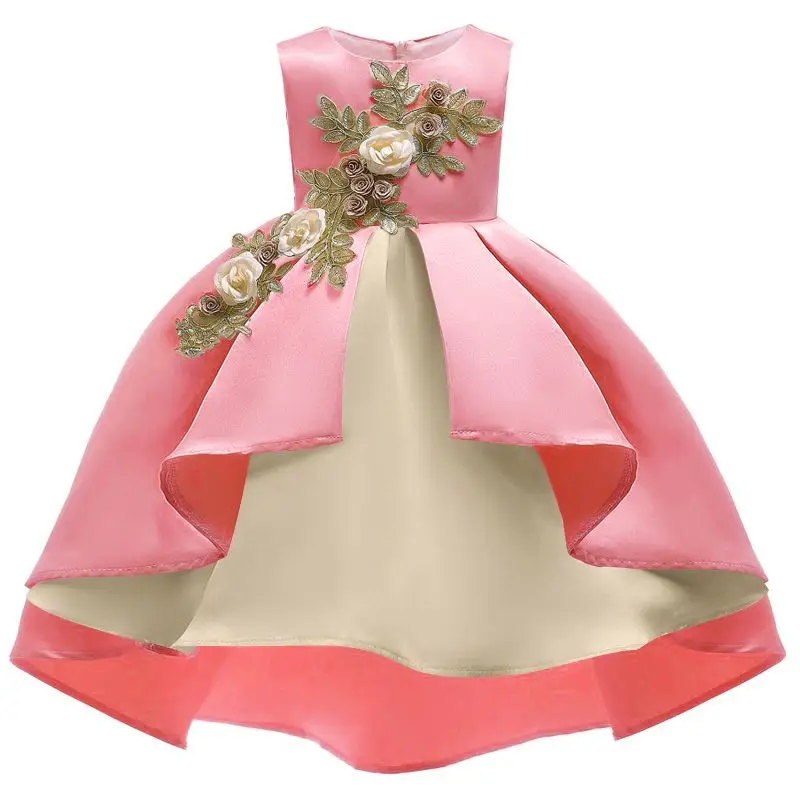 Одежда для маленьких девочек платье для девочек г. детские платья платье принцессы для свадебной вечеринки платье на день рождения для детей 5, 6, 7, 8 лет новогодние вечерние платья