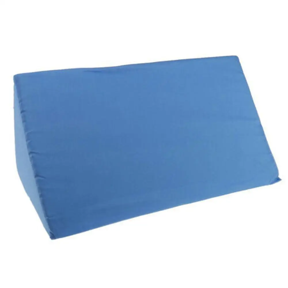 Подушка из пенопласта с клиновидной кислотой, рефлюкс, подушка для ног, поясничная Подушка для спины, подушка для бокового сна, синяя, белая 5pz - Цвет: Support pad