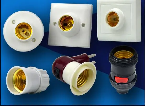 

E27 LED bulb Lamp holder base power socket outlet open or concealed installation