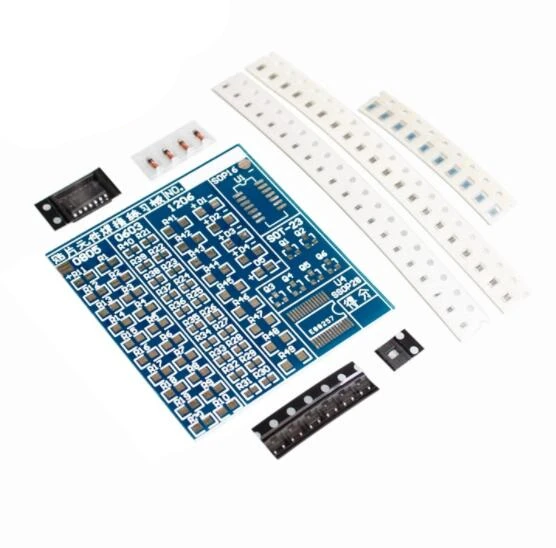 

10 pcs SMT SMD Component Welding Practice Board Soldering DIY Kit Resitor Diode Transistor By start Learning Electronic