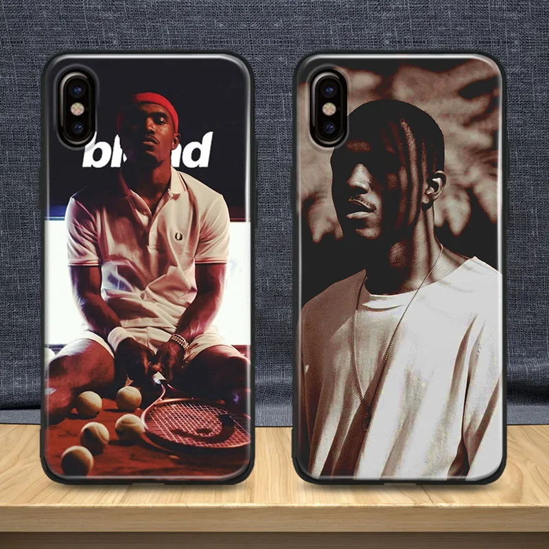 

FRANK OCEAN rapper hiphop Soft Silicone Phone Case Cover Shell For Apple iPhone 5 5s Se 6 6s 7 8 Plus X XR XS MAX