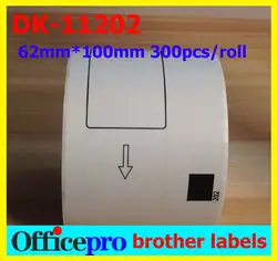 20 х Rolls Brother Совместимые Этикетки dk-11202 dk 11202 dk 1202 dk11202 этикеток размер: 62x100mmThermal бумага наклейка этикетки Доставка