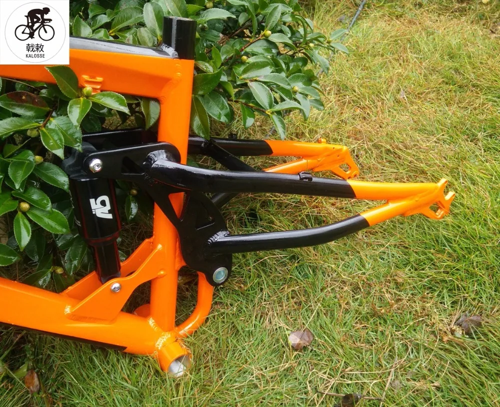 Best Kaloss DIY colors  DH/AM Fat bike frame Downhill  snow bike frame  26*17 inch ,  26*4.0 inch   Beach bike   frame 7