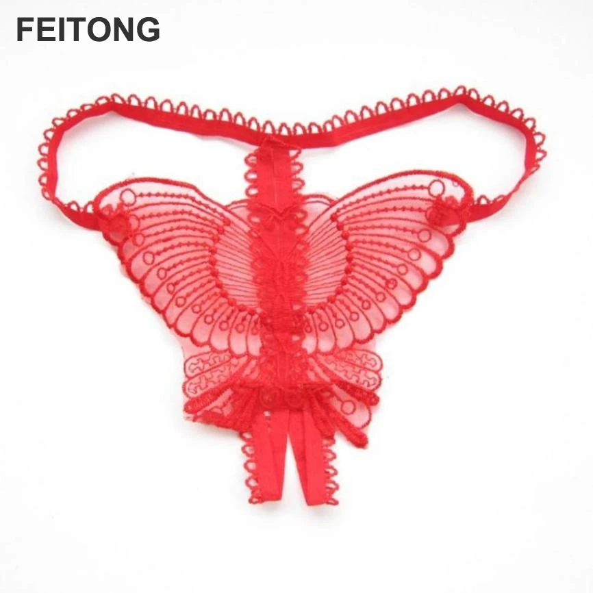 Женские кружевные трусики стринги FEITONG прозрачные нижнее белье # LREO|briefs panties|women
