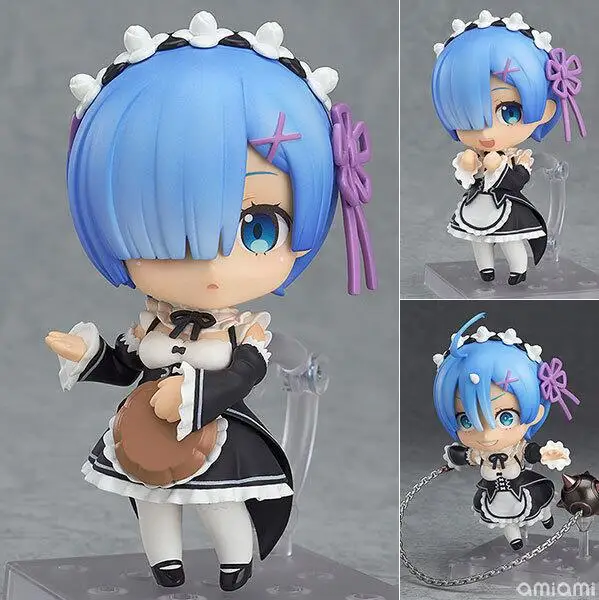 Re Life In A Different World From Zero Rem 663 Nendoroid Action Figure PVC toys Collection