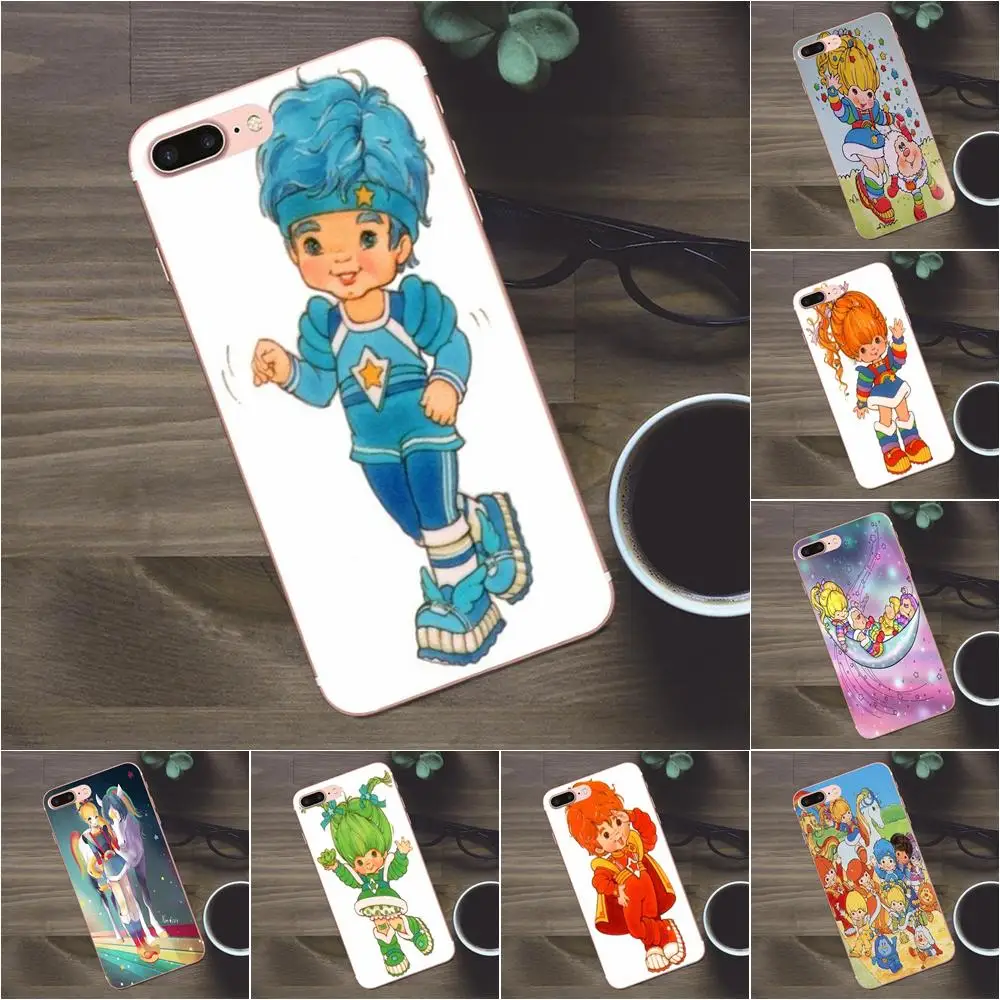 

High Quality Multi Colors Top Sale Rainbow Brite For Apple iPhone 4 4S 5 5C SE 6 6S 7 8 Plus X Galaxy A3 A5 J1 J2 J3 J5 J7 2017