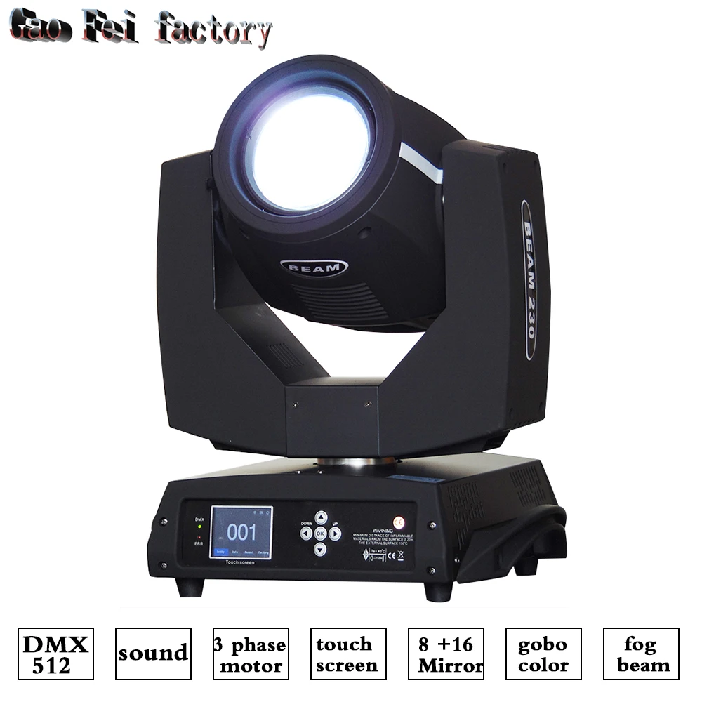 

beam 7R sharpy 230W DMX512 Moving Head Beam fog Zoom Stage Dimming Lights Gobo Light Spotlight 16+8 Prism DJ lights