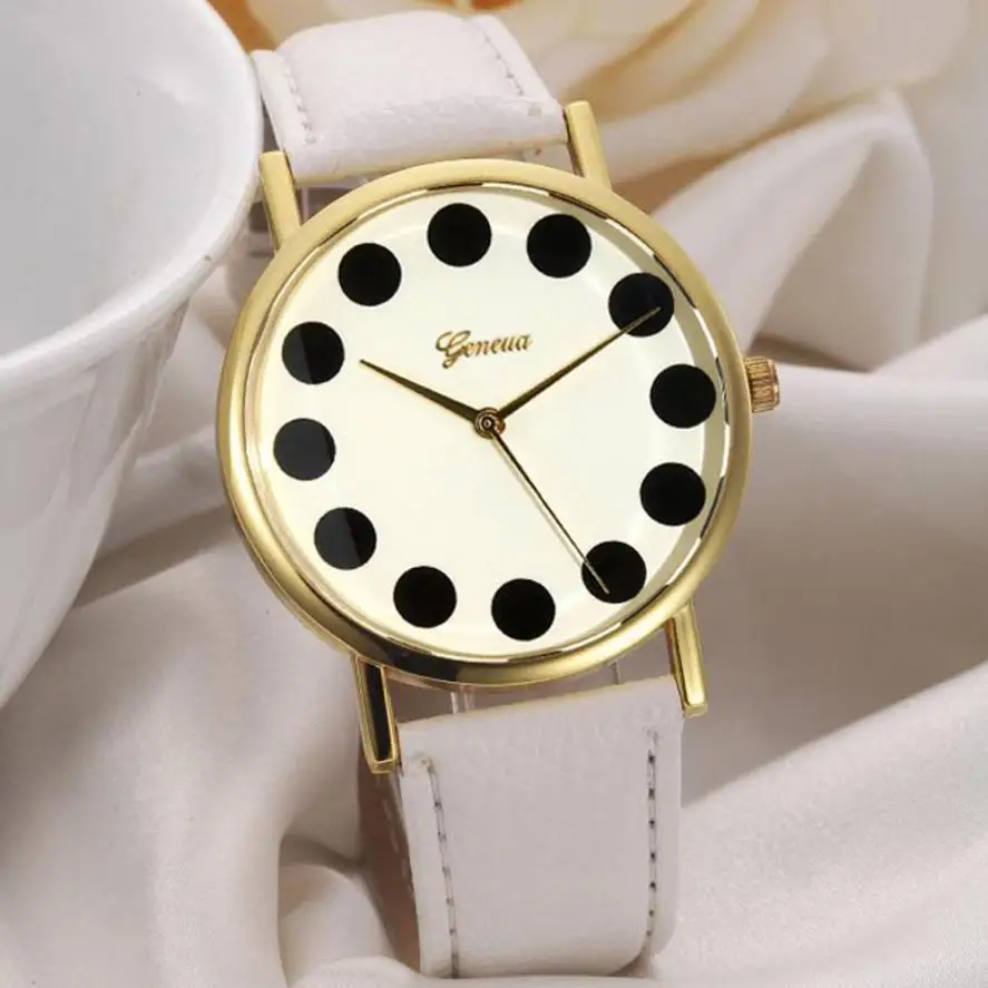 

Moment # N03 2018 Geneva Watch Women Watches Lide Leather Band Analog Quartz Wrist Watch dress Laides Watch Clock Dropshipping