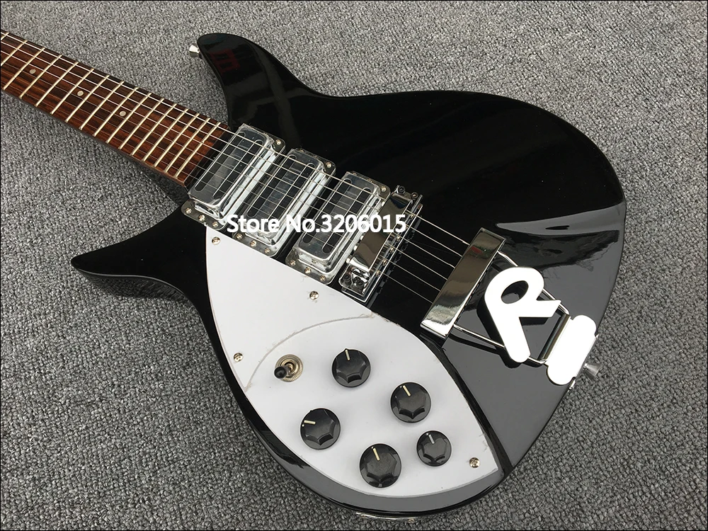 

Left hand R325 electric guitar,fingerboard has glossy paint,Black accessories.Real photos!free shipping!!