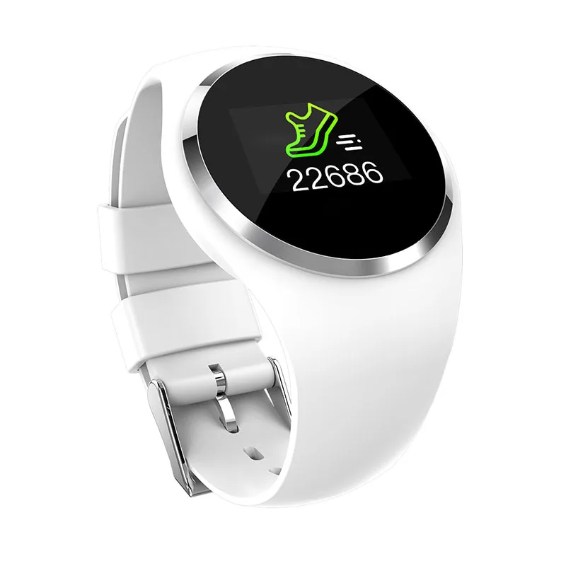 Женские Смарт-часы IP67 водонепроницаемый смарт-Браслет фитнес-трекер для измерения сердечного ритма Смарт-браслет наручные часы спортивные женские часы - Цвет: Белый