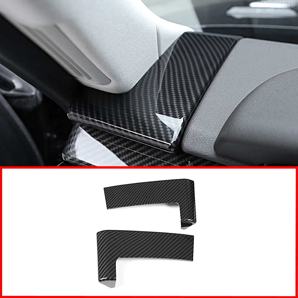 

For Range Rover Sport 2018 Carbon Fiber Car Accessories Dashboard Side Cover Trim for Land Rover Discovery 5 L462 LR5 2017 2018