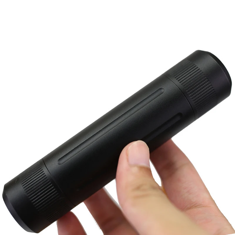 CNC Aluminum Alloy Black Waterproof Bottle Camping Survival Seal Bottle EDC Outdoor Tool waterproof bottle