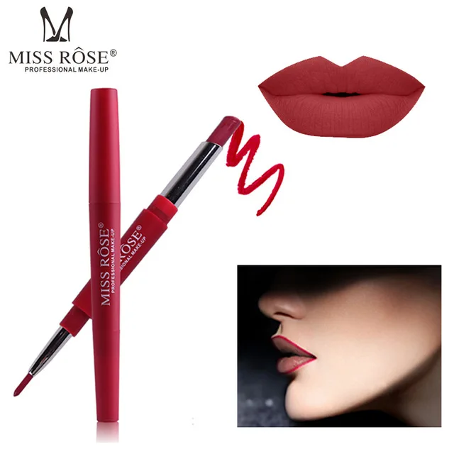 MISS ROSE Lipstick Set Sexy red Beauty Long Lasting Waterproof Pigment