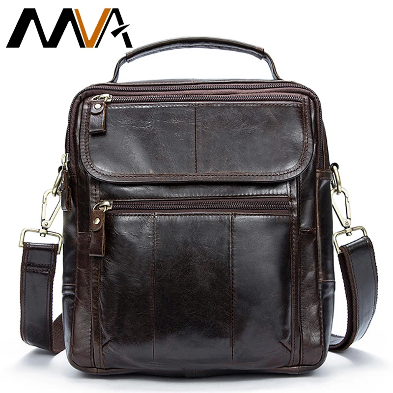 MVA Messenger Bag Mužská taška na rameno Mužská pravá kůže - Kabelky