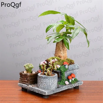 

Prodgf 1Pcs A Set cute house shape concrete without