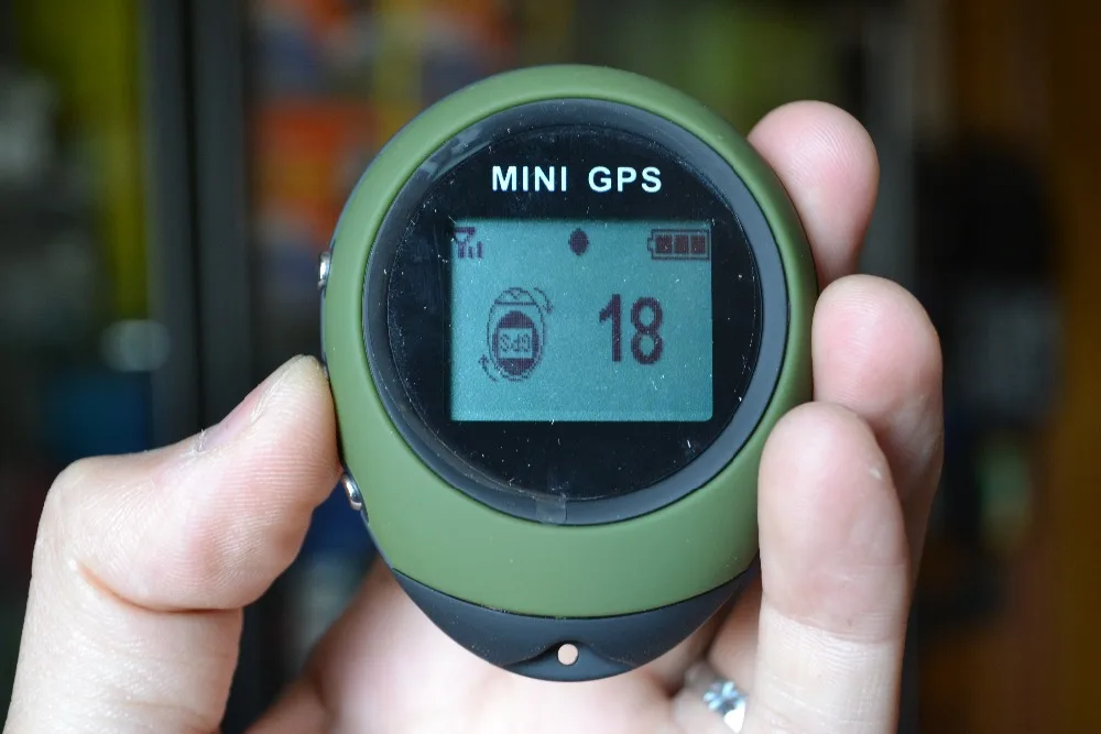 Портативный мини gps приемник брелок навигация POI ходьба Бег Плавание skiling езда на