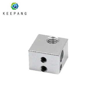 

Kee Pang Makerbot Heated Block 16*16*12mm M6 thread 3D extruder Heated Block 3D Printer Parts Heating aluminum block