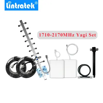 

HOT 13dbi 3G Yagi Antenna Cable Full Set Accessories for 1700MHz 1800MHz 1900MHz 2100MHz 4G Signal Repeater Booster Amplifier @