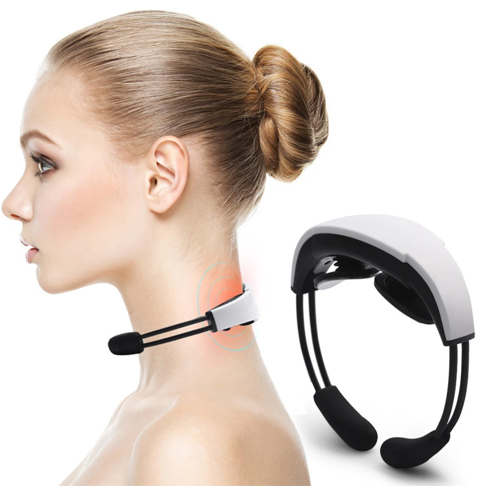 

Magnetic Neck Massager Cervical Vertebra Massage Device Far Infrared Heating Pain Relief Tool Multifunctional Physiotherapy