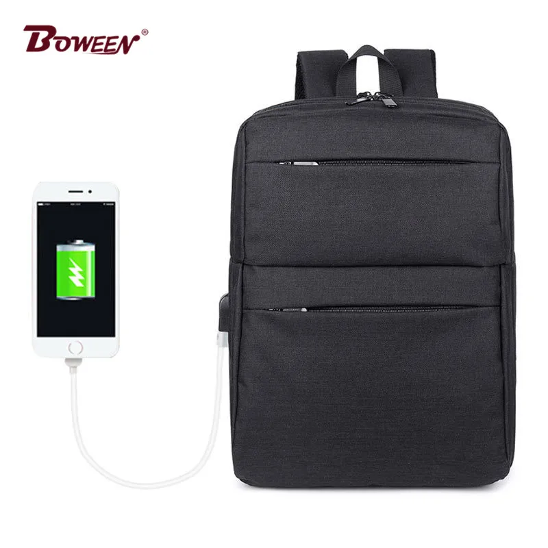 Оксфорд ноутбук рюкзак для мужчин сумка черный usb Charg компьютер back pack мужской большой школьные ранцы для подростков мальчик Mochila 2019