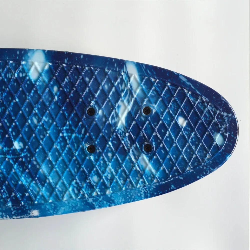 27 inch Cruiser Skateboard Skate Board Plastic Retro Longboard Complete Graphic Series Galaxy Starry Floral Boys Girls
