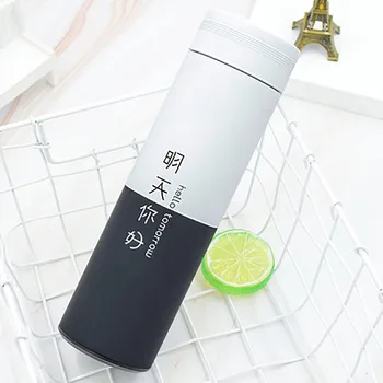 

Korean Creative Thermos Mug Stainless Steel Tumbler Coffee Mug Thermos Cup Vacuum Flask Water Bottle Termica Inox WZD078