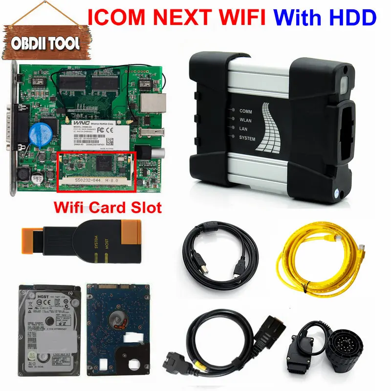 WIFI с рассеиванием тепла V2019.05 ICOM next A2 NEXT A + B C профессиональная диагностика и