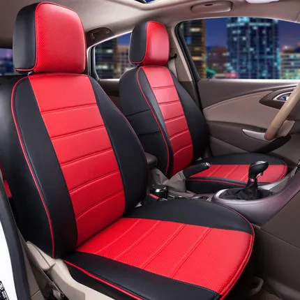 Чехол для сидений автомобиля для Toyota Land Cruiser Prado, чехлы для сидений автомобиля, черные чехлы для защиты сидений автомобиля, набор для автостайлинга - Название цвета: blackxred for 5