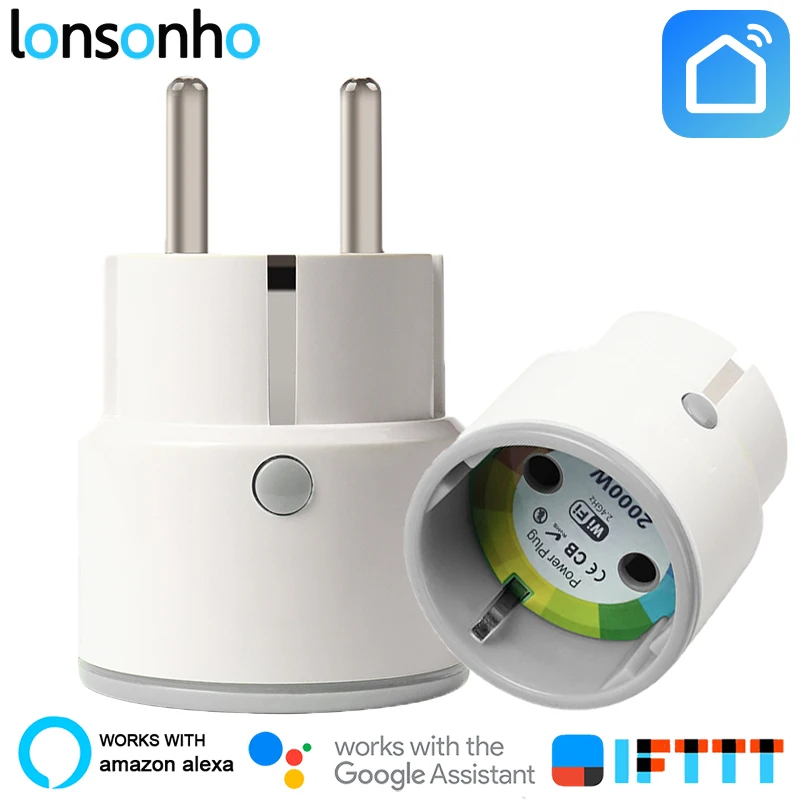 Lonsonho Smart Plug Wifi Smart Socket Outlet France EU US Uk Korea Plug Works With Google Home Mini IFTTT Alexa Smart Life APP Lonsonho Smart Plug Wifi Smart Socket Outlet France EU US Uk Korea Plug Works With Google Home Mini IFTTT Alexa Smart Life APP