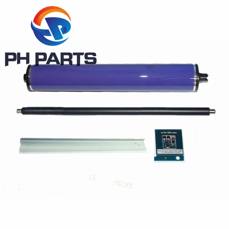 1setX OPC барабан + чип лезвие ПЦР для xerox DC 240 242 250 252 WC 260 7655 7665 7675 7755 очистка balde |