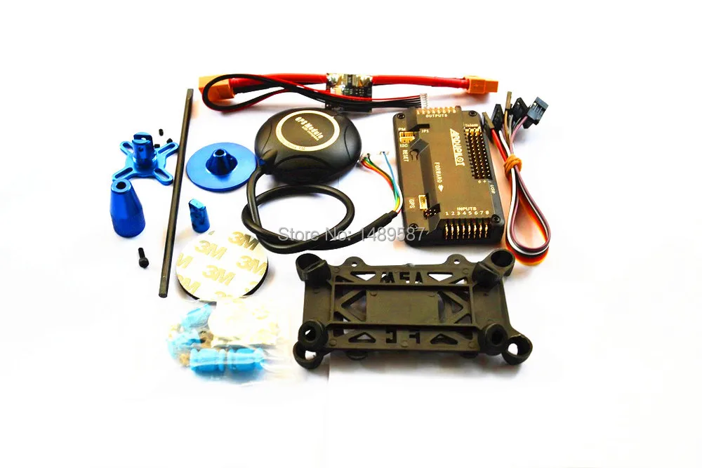 

APM APM2.8 Flight Controller+Shock Absorber + 7M 7M/ M8n GPS w/ Stand Holder +Power Module for RC Quadcopter Multicopter