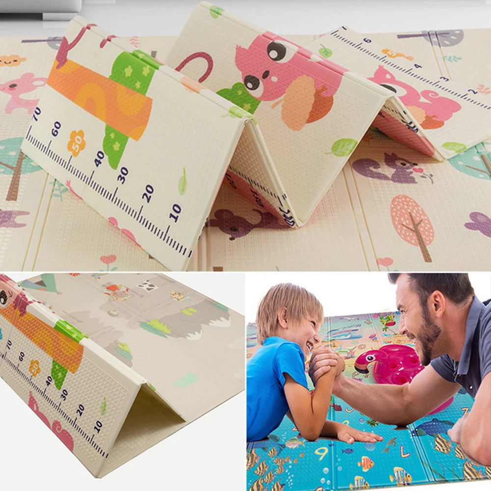 

XPE Baby Play Mat Children's Rug Developing Mat Foldable Baby Crawling Puzzles Speelkleed Thickened Kids Rug Puzzle 200*150 cm