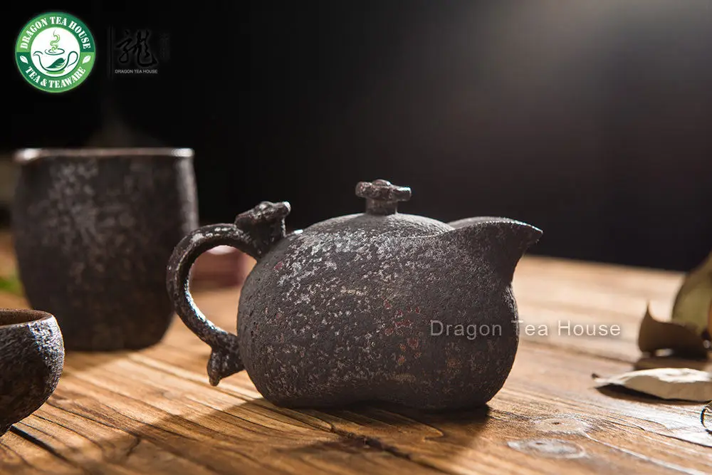 Ручной работы деревянный церемонический кунг-фу чай в древнем стиле чайник Ruyi 240 мл 8,11 унций