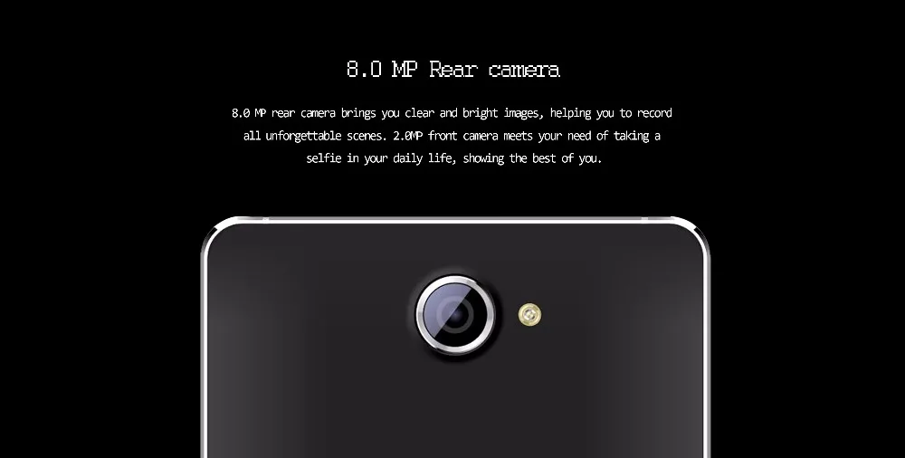 8.0 MP Rear camera
