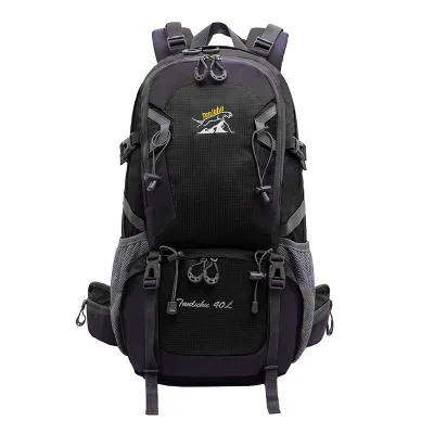 Внутренняя рама водонепроницаемый нейлон несколько цветов большой емкости альпинизма мужской рюкзак мужская дорожная сумка - Цвет: Черный