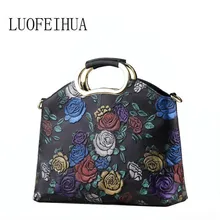 LUOFEIHUA женская сумка из натуральной кожи Новая роскошная вышитая кожаная сумочка с вышивкой кожаная сумочка дизайнерская сумка